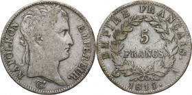 France, Napoleon I, 5 Francs 1811 A, Paris