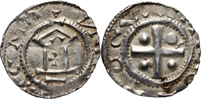 Germany, Otto and Adelaide 983-991, Denar Weight 1,08 g. Waga 1,08 g. Reference:...