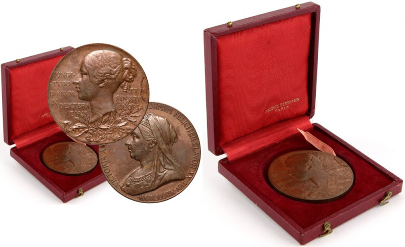 Great Britain, 1897 medal, 60th Anniversary of Victoria's reign Bronze, weight 7...