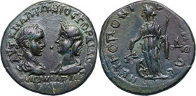 Roman Provincial, Moesia Inferior, Tomis, Gordian III and Tranquilina 238-244, Bronze