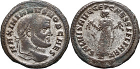 Roman Empire, Galerius as Caesar 293-305, Follis, Carthage