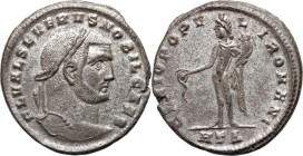 Roman Empire, Severus II as Caesar 305-306, Follis, Heraclea