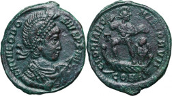 Roman Empire, Theodosius I 379-395, Maiorina, Constantinople