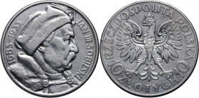 II RP, 10 złotych 1933, Warszawa, Jan III Sobieski