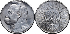 II RP, 10 złotych 1934, Warszawa, Józef Piłsudski, Orzeł Strzelecki
