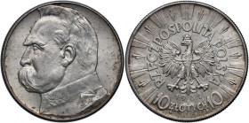 II RP, 10 złotych 1939, Warszawa, Józef Piłsudski
