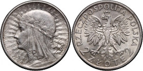 II RP, 2 złote 1934, Warszawa, Głowa Kobiety
