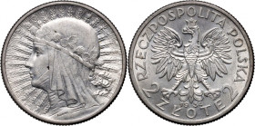 II RP, 2 złote 1934, Warszawa, Głowa Kobiety