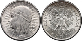 II RP, 2 złote 1934, Warszawa, Głowa Kobiety