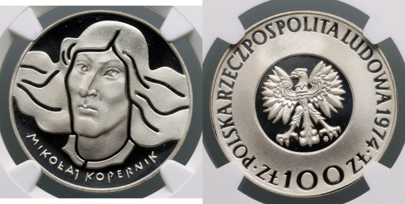 PRL, 100 złotych 1974, Mikołaj Kopernik Reference: Parchimowicz 269b
Grade: NGC...