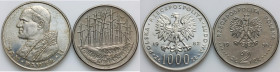 PRL / III RP, zestaw monet z lat 1982-1995, (2 sztuki)