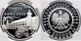 III RP, 300000 złotych 1993, Zamek w Łańcucie