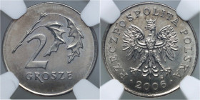 III RP, 2 grosze 2006, PRÓBA w miedzioniklu, Warszawa