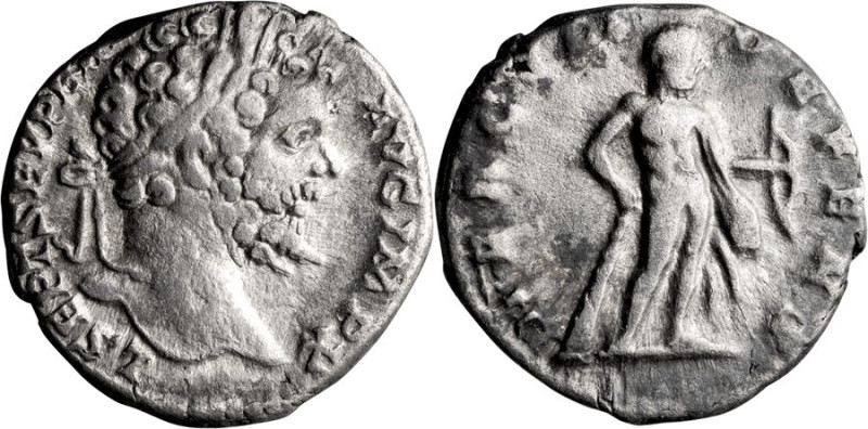Septimius Severus. Denarius; Septimius Severus; 193-211 AD, Rome, 197 AD, Denari...