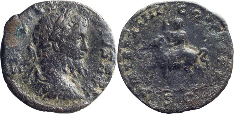 Septimius Severus. 40-as; Septimius Severus; 193-211 AD, Rome, As, 8.72g. Cf. BM...