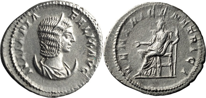 Julia Domna. Antoninianus; Julia Domna; Rome, 215 AD, Antoninianus, 4.96g. Cf. B...