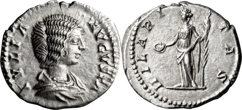 Julia Domna. Denarius; Julia Domna; Rome, Denarius, 3.34g. BM-p. 161, *, citing ...