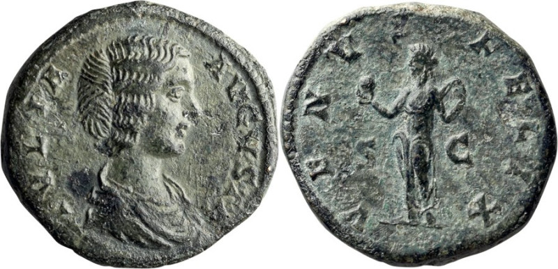 Julia Domna. Middle bronze; Julia Domna; Rome, c. 195 AD, Middle Bronze, 13.55g....