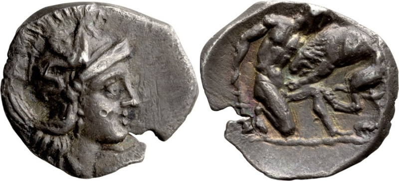 Calabria, Tarentum. Alexandria Diobol; Calabria, Tarentum; 380-334 BC, Diobol, 1...