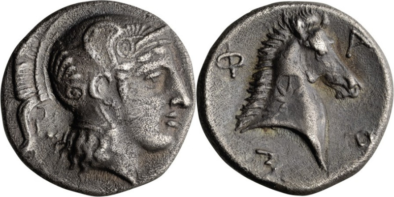 Thessaly, Pharsalus. Achaean League Hemidrachm, ex BCD; Thessaly, Pharsalus; ca....