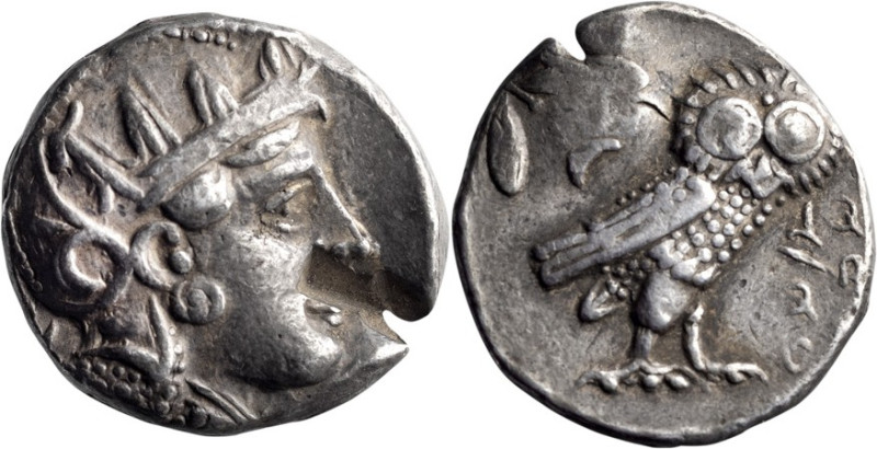 Achaemenid Province. Artaxerxes III Okhos. As Pharaoh of Egypt. Tetradrachm; Ach...