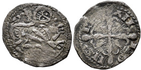 REINOS DE CASTILLA Y LEÓN. ALFONSO IX. Dinero. Marca punto. VE 1,58 g. 19,96 mm. BMM-222. Vanos. MBC-/MBC. Escasa.

Ex colección R. Cores.