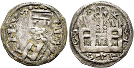 REINOS DE CASTILLA Y LEÓN. ALFONSO VIII. Dinero. Marca estrella. VE 0,9 g. 17,57 mm. BMM-312. MBC-/MBC. 

Ex colección R. Cores.