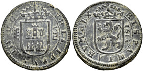 FELIPE III. 8 maravedís. 1618. Segovia. CU 6,66 g. 27,72 mm. AC-338. MBC.