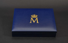 JUAN CARLOS I. Estuche FNMT. Pintores españoles. Salvador Dalí. 2009. Cuatro monedas: 1 de 50 euros (cincuentín: AR 168,75 g.), El espectro del Sex-Ap...
