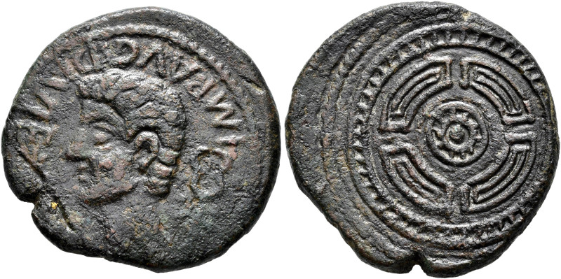 HISPANIA ANTIGUA. EMISIONES DEL NOROESTE. As. Augusto. A/ Cabeza a izq., delante...