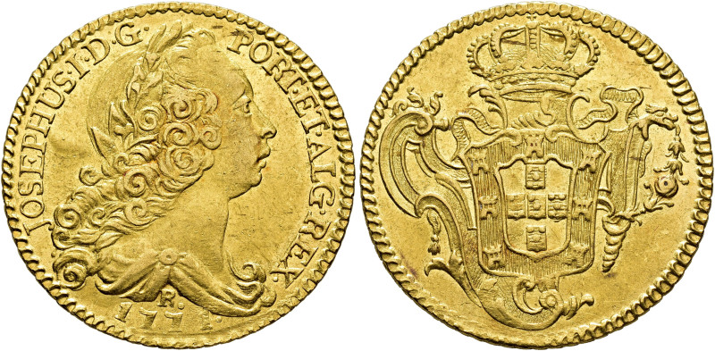 MONEDA EXTRANJERA. BRASIL. José I. 6400 reis. 1771. Río de Janeiro. R. AU 14,26 ...