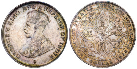 MONEDA EXTRANJERA. ESTABLECIMIENTOS DEL ESTRECHO-MALASIA. Jorge V. Dólar. 1920. Bombay. AR. KM-33; PRID-10. Encapsulada PCGS-MS 62. EBC-.