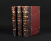 LIBROS. A. Delgado, Nuevo método de clasificación de las medallas autónomas de España, Sevilla, 1871-1876, 3 vols. 28 cm. Il.