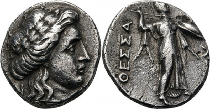 Ancient - GREEK COINS
AR Drachm 196–146 BC, Thessalian League 196–146 BC, Illyr...
