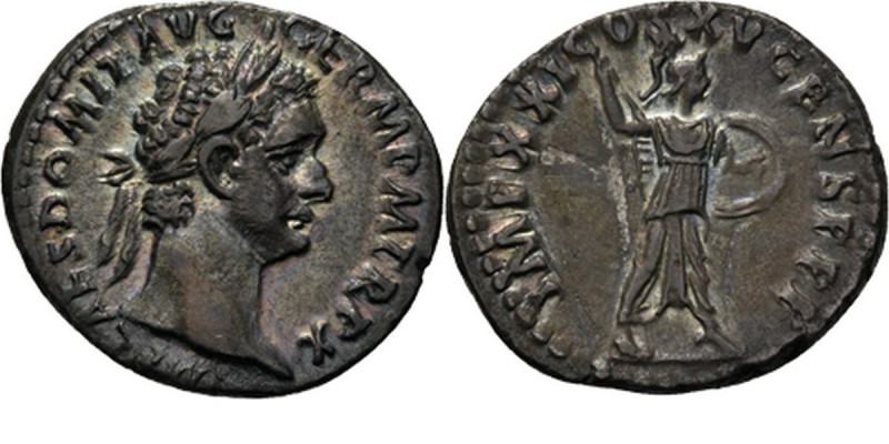 Ancient - ROMAN EMPIRE
AR Denarius Rome 90–91 AD, DOMITIANUS 81–96 AD Laureate ...