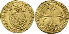WORLD Coins
Italy - Scudo d'Oro n.d., Gold, Andrea Gritti 1523–1539, VENEZIA Coat of arms depicting the lion of St. Marc. Rev. floral cross.Paolucci ...