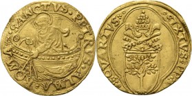 WORLD Coins
Italy - Fiorino di camera n.d. (1475), Gold, SISTO IV 1471–1484, MONETE PAPALI / PAPAL STATES St. Peter casting a fishing net from his sh...