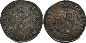 Provinical - GELDERLAND Hertogdom 1339 - 1581
Bourgondische kruisrijksdaalder 1568, Silver, PHILIPS II 1555–1581 Twee gekruiste Bourgondische stokken...