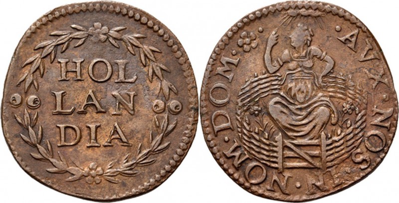 Provinical - HOLLAND Provincie 1581 - 1795
Duit z.j. (1590–1598), Copper Binnen...
