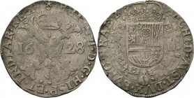 Southern Netherlands
BRABANT - Patagon 1628, Silver, PHILIPPE IV 1621-1665 Maestricht. Croix de bâtons noueux accostée de la date; étoile ·PHIL· IIII...
