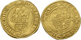 Southern Netherlands
VLAANDEREN - St Jansgoudgulden z.j. (1488), Gold, FILIPS de Schone minderjarig 1482–1493 meerderjarig 1494–1506, Munten geslagen...