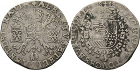 Southern Netherlands
VLAANDEREN - Patagon 1620, Silver, ALBERT & ISABELLA 1598–1621 Gekroond vuurstaal op twee gekruiste stokken tussen gekroonde mon...