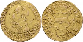 Southern Netherlands
HEERLIJKHEDEN & STEDEN / LES SEIGNEURIES & VILLES - Florin d'or de Bouillon 161Z ou 1617, Gold, FERDINAND de Bavière 1612–1650, ...