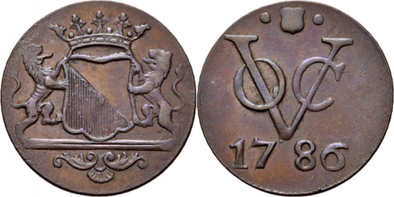 Dutch Oversea Regions
PROVINCIALE MUNTEN - Duit 1786, Copper, Utrecht Gekroond ...