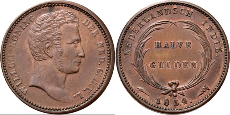 Dutch Oversea Regions
NEDERLANDS-INDISCH GOUVERNEMENT 1816–1949 - Proefslag ½ G...