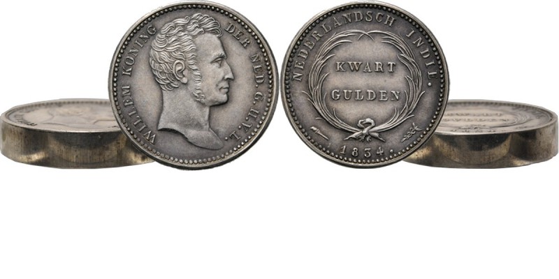 Dutch Oversea Regions
NEDERLANDS-INDISCH GOUVERNEMENT 1816–1949 - Piedfort ¼ Gu...