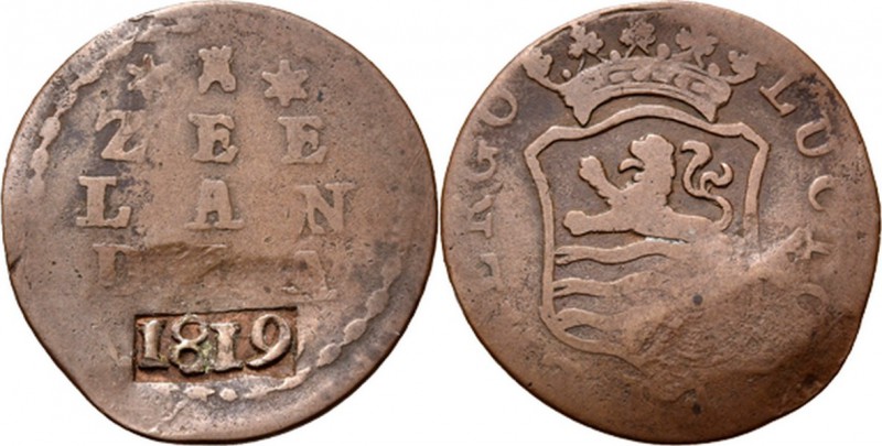 Dutch Oversea Regions
NEDERLANDS-INDISCH GOUVERNEMENT 1816–1949 - Duit 1819 (17...