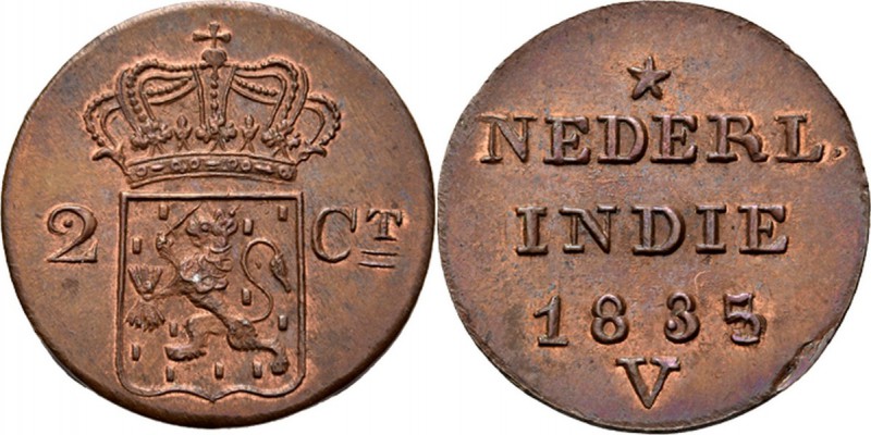 Dutch Oversea Regions
NEDERLANDS-INDISCH GOUVERNEMENT 1816–1949 - 2 Cent of dub...