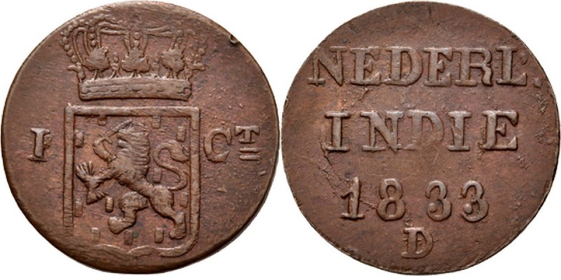 Dutch Oversea Regions
NEDERLANDS-INDISCH GOUVERNEMENT 1816–1949 - 1 Cent 1833, ...