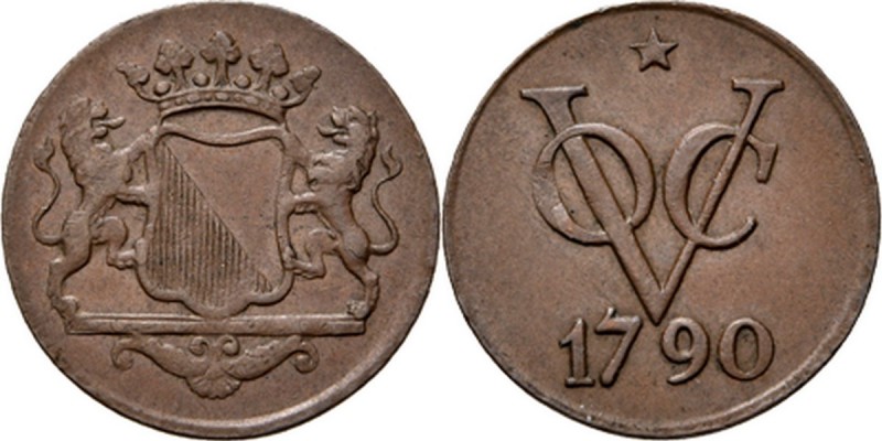 Dutch Oversea Regions
NEDERLANDS-INDISCH GOUVERNEMENT 1816–1949 - ½ Duit 1790, ...
